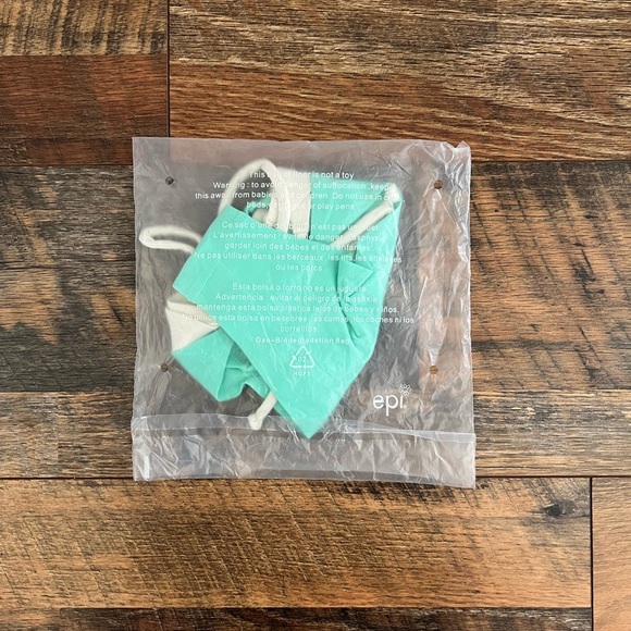 NWT L*Space Fused Mackena Bitsy Bikini Bottom in Bright Teal/Cream - Picture 6 of 6